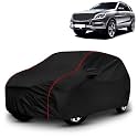 AYSHU All-Weather Resistant Car Cover Compatible with BMW ML | Triple-Stitched Mirror &amp; Antenna Pockets with Elastic Bottom Hem &amp; Buckle Strap | Dustproof, UV Protection