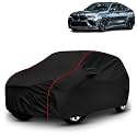 AYSHU All-Weather Resistant Car Cover Compatible with BMW X6M | Triple-Stitched Mirror &amp; Antenna Pockets with Elastic Bottom Hem &amp; Buckle Strap | Dustproof, UV Protection