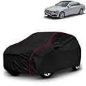 AYSHU All-Weather Resistant Car Cover Compatible with Mercedes Benz E Class E350 | Triple-Stitched Mirror &amp; Antenna Pockets with Elastic Bottom Hem &amp; Buckle Strap | Dustproof, UV Protection