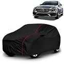 AYSHU All-Weather Resistant Car Cover Compatible with Mercedes Benz S Class S300 | Triple-Stitched Mirror &amp; Antenna Pockets with Elastic Bottom Hem &amp; Buckle Strap | Dustproof, UV Protection