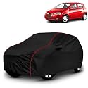 AYSHU All-Weather Resistant Car Cover Compatible with Chevrolet Aveo UVA | Triple-Stitched Mirror &amp; Antenna Pockets with Elastic Bottom Hem &amp; Buckle Strap | Dustproof, UV Protection