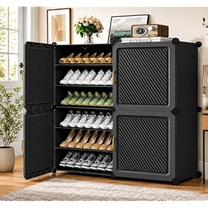 AYSIS Plastic Shoe Rack for