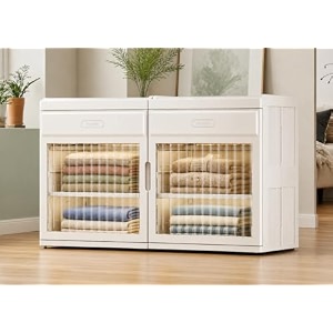 aysis premium modular wardrobe for bedroom kids room and home  spacious clothes storage cabinet with drawers and shelves  modern stylish design heavy duty multiuse organizer -gtx-white