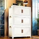 AYSIS Premium Modular Wardrobe for Bedroom, Kids Room and Home | Spacious Clothes Storage Cabinet with Drawers and Shelves | Modern Stylish Design, Heavy Duty, Multipurpose Organizer -CuteRabbit