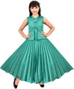 AYUB FASHION Girls Maxi/Full Length Party Dress