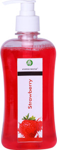 ayurved master strawberry hand wash hand wash bottle
