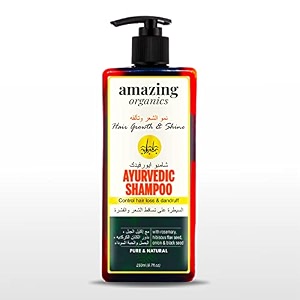 ayurvedic shampoo for hair fall and dandruff  men amp women  250ml  free from parabens synthetic dyes and synthetic perfume