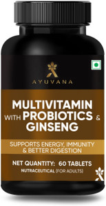 Ayuvana Multivitamin with Probiotics Ginseng