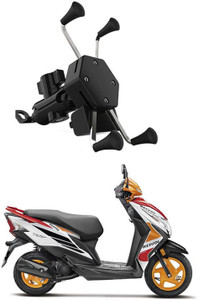 ayw bike mobile x-grip holder with charger for honda-dio bike mobile holder