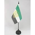 AZ FLAG Afghanistan 2001-2002 Table Flag 4x6 in 100D Polyester Plastic Base