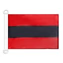 AZ FLAG Albania Civil Ensign Boat Flag 12x18 in Plastic Rings