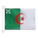 AZ FLAG Algeria Naval Ensign Boat Flag 12x18 in Plastic Rings