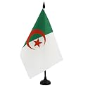AZ FLAG Algeria Table Flag 6x8 in 100D Polyester Plastic Base