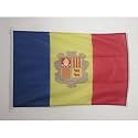 AZ FLAG Andorra Boat Flag 12x18 in Mesh Polyester Plastic Rings