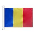 AZ FLAG Andorra Civil Ensign Boat Flag 12x18 in Plastic Rings