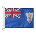 AZ FLAG Anguilla Boat Flag 12x18 in Mesh Polyester Plastic Rings
