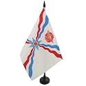 AZ FLAG Assyria Table Flag 6x8 in 100D Polyester Plastic Base