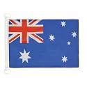 AZ FLAG Australia Boat Flag 12x18 in Mesh Polyester Plastic Rings