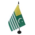 AZ FLAG Azad Kashmir Table Flag 6x8 in 100D Polyester Plastic Base