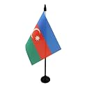 AZ FLAG Azerbaijan Table Flag 4x6 in 100D Polyester Plastic Base