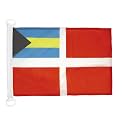 AZ FLAG Bahamas Civil Ensign Boat Flag 12x18 in Plastic Rings