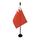 AZ FLAG Bahrain Table Flag 4x6 in 100D Polyester Plastic Base