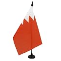 AZ FLAG Bahrain Table Flag 6x8 in 100D Polyester Plastic Base