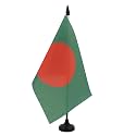 AZ FLAG Bangladesh Table Flag 6x8 in 100D Polyester Plastic Base