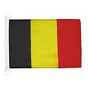 AZ FLAG Belgium Boat Flag 12x18 in Mesh Polyester Plastic Rings