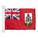AZ FLAG Bermuda Boat Flag 12x18 in Mesh Polyester Plastic Rings