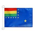 AZ FLAG Bolivia Naval Ensign Boat Flag 12x18 in Plastic Rings