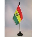 AZ FLAG Bolivia Table Flag 4x6 in 100D Polyester Plastic Base