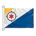 AZ FLAG Bonaire Boat Flag 12x18 in Mesh Polyester Plastic Rings