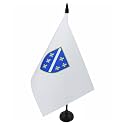 AZ FLAG Bosnia and Herzegovina 1992-1998 Table Flag 6x8 in Plastic Base