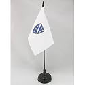 AZ FLAG Bosnia and Herzegovina 1992-1998 Table Flag 4x6 in Plastic Base