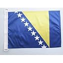 AZ FLAG Bosnia and Herzegovina Boat Flag 12x18 in Plastic Rings