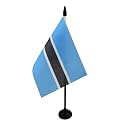 AZ FLAG Botswana Table Flag 4x6 in 100D Polyester Plastic Base