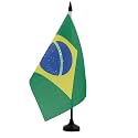AZ FLAG Brazil Table Flag 6x8 in 100D Polyester Plastic Base