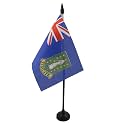 AZ FLAG British Virgin Islands Table Flag 4x6 in Plastic Base
