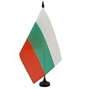 AZ FLAG Bulgaria Table Flag 6x8 in 100D Polyester Plastic Base