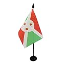 AZ FLAG Burundi Table Flag 4x6 in 100D Polyester Plastic Base