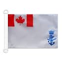 AZ FLAG Canada Naval Ensign Boat Flag 12x18 in Mesh Polyester Plastic Rings
