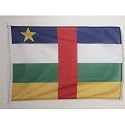 AZ FLAG Central African Republic Boat Flag 12x18 in Plastic Rings