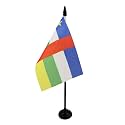 AZ FLAG Central African Republic Table Flag 4x6 in Plastic Base