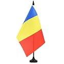 AZ FLAG Chad Table Flag 6x8 in Chadian 100D Polyester Plastic Base