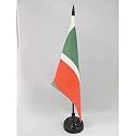 AZ FLAG Chechen Republic Table Flag 6x8 in 100D Polyester Plastic Base