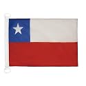 AZ FLAG Chile Boat Flag 12x18 in Mesh Polyester Plastic Rings