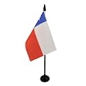 AZ FLAG Chile Table Flag 4x6 in 100D Polyester Plastic Base