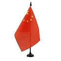 AZ FLAG China Table Flag 6x8 in 100D Polyester Plastic Base