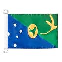 AZ FLAG Christmas Island Boat Flag 12x18 in Mesh Polyester Plastic Rings